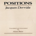 Derrida, Jacques - Positions (Chicago, 1981)